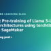 Environment friendly Pre-training of Llama 3-like mannequin architectures utilizing torchtitan on Amazon SageMaker
